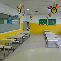 Spacious Kindergarten classrooms at Pakistan English School Kuwait